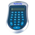 Silver/Blue Portable / Electronic Calculator